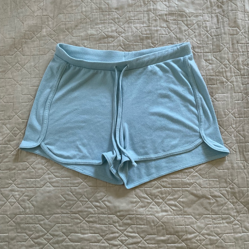 La Vie En Rose Sky Blue Lounge Shorts